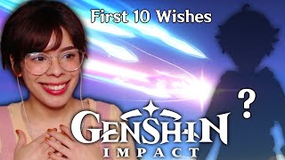 MY FIRST 10 WISHES GENSHIN IMPACT First Time Part 3 [upl. by Ilak103]