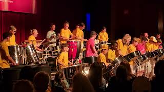 Panergy youth steel drum band from Telfs Austria performing on 18324 Turn it up and dance [upl. by Cesaro]