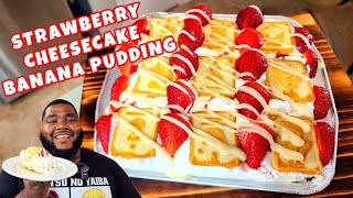 Decorating a Strawberry Crunch and Banana Pudding cake [upl. by Carnes]