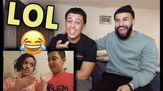 REACTING TO MY OLD CRINGEY VIDEOS WITH HAILA FT ADAM SALEH [upl. by Byrn]