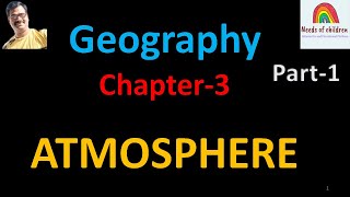 Class  8 Geography Chapter3 ATMOSPHERE Part1  Karnataka BoardEnglish MediumSocial Science [upl. by Etom]