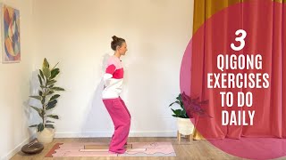 3 Easy Qigong Exercises To Start Your Day [upl. by Weisberg]