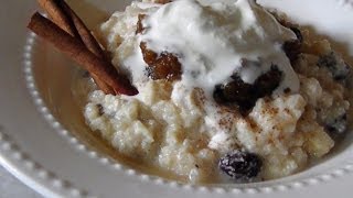 Creamy Rice Pudding  Made with Leftover Rice [upl. by Arremat484]