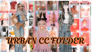 46GB URBAN CC FOLDER clothes shoes accessories furniture  The Sims 4 [upl. by Kylie601]