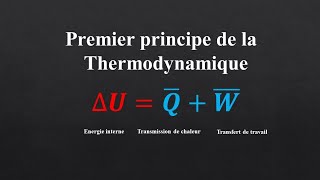 Exercice corrigé sur le 1er principe de la thermodynamique physique supprépa [upl. by Oiragelo464]