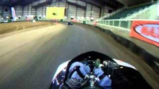 Williamston indoor kart race crash [upl. by Bethena]