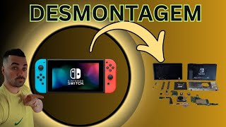 Desmontagem completa nintendo switch v2 [upl. by Anuahs]