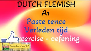 Excercise paste tence A1 Verleden tijd [upl. by Nylkcaj]