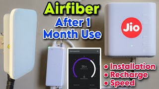 Jio Airfiber After 1 Month Use  Jio Airfiber Installation  Jio Air Fiber 5G  Jio Airfiber Cost [upl. by Primalia]