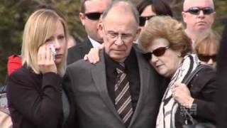 Funeral for Nick Edwards  Gracetown shark attack victim  Thursday August 26 2010 [upl. by Egas]