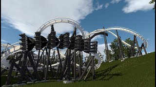 Xtal  BampM Inverted Coaster  Nolimits 2 [upl. by Annez]