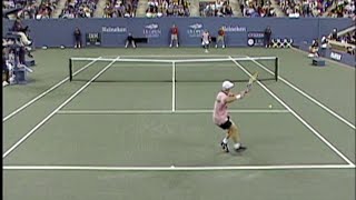 1997 US Open Andre Agassi vs Steve Campbell [upl. by Akerboom]