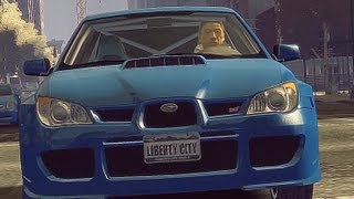 GTA 4 Subaru Impreza  1080p HD4870 Q6600 HD  Car mods  RealizmIV  VisualIV  ENB series [upl. by Ivatts]