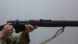 Airsoft SMLE LeeEnfield Mk III マッドミニット射撃 [upl. by Dhu]