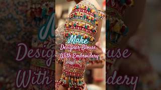 Moti Sitara Hand Embroidery How to make Embroidery Detailsdesigner deasignerblouse [upl. by Ydnac]