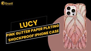 Keep your iPhone safe in style with this Pink Glitter Paper Plating Shockproof iPhone Case [upl. by Bolen981]