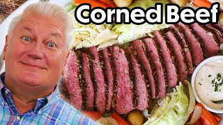 The Absolute BEST Corned Beef Brisket recipe 🍀🇮🇪 [upl. by Borman]