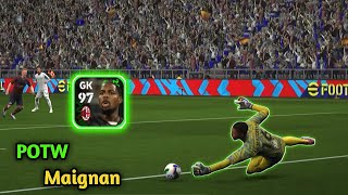 POTW Mike Maignan Review Efootball 2025 Mobile [upl. by Michelle152]