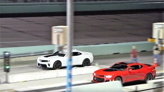 2017 ZL1 vs 2013 ZL1 with timeslip [upl. by Ysirhc729]