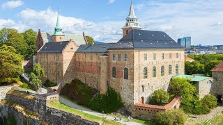 Akershus Fortress  Festning or Akershus Castle in oslo norway [upl. by Eannaj]