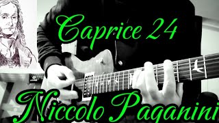 Caprice 24 Niccolo Paganini On Guitar Rock Version [upl. by Othelia651]