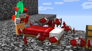 Mein Bett Spawnt Automatisch Neu 🤣 TROLL in Minecraft LUCKY BLOCK BEDWARS [upl. by Otinauj]