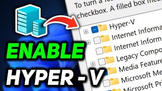 How to Enable HyperV in Windows 11  Turn On Windows Hypervisor Platform [upl. by Seafowl]