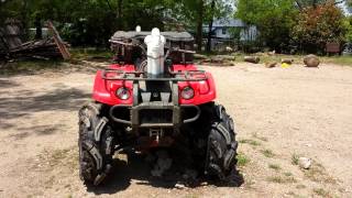 2005 yamaha kodiak 450 snorkels [upl. by Yelsel]