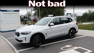 BMW iX3  Full review interior drive acceleration night [upl. by Bastien]