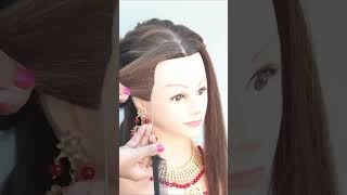 Engagement hairstyle  hairstyle  hairstyle for girls  hairstyletutorial hairstyleideas [upl. by Ecilef]