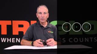 TRUGLO Triton 30mm Red•Dot Sight  Reticle Adjustments [upl. by Ahsietal]