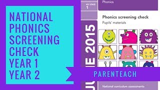 Parenteach National Phonics Screening Test Year 1Phonics Screening Practise Year one Year 2 2017 [upl. by Danais]