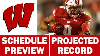 Wisconsin Football 2023 Schedule Preview amp Record Projection [upl. by Eimas]