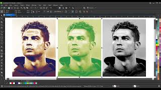 How to Create Epic Poster Design for Cristiano Ronaldo  Coreldraw Tutorial [upl. by Beka]