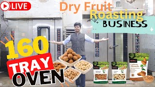 Dry Fruit Roasting Machine  Dry Fruit Roasting Business  Bakery Business [upl. by Aelam]