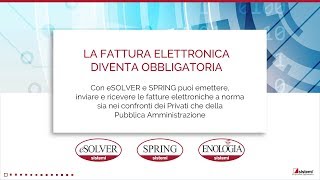 La fattura elettronica con i gestionali Sistemi [upl. by Baxter]