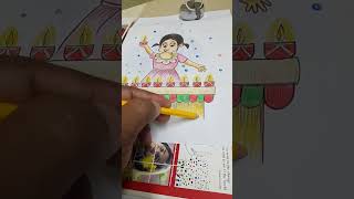 Diwali 🪔 drawing for beginners  easy diwali drawing shortvideo shortsfeed youtubeshorts [upl. by Cari]