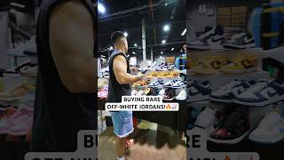 Buying RARE OffWhite Jordans at Got Sole 🤯🔥 shorts sneakers sneakerhead reseller [upl. by Assirk]