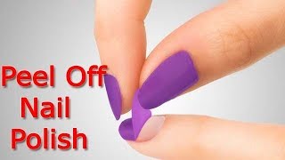 How To Make Peel Off Nail Polish At Home  नेल पेंट घर पर बनाये जानिए कैसे [upl. by Temme]