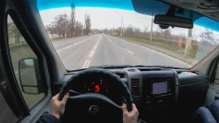 2008 VOLKSWAGEN CRAFTER 25 TDI  POV TEST DRIVE [upl. by Aneelad]