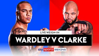 FABIO WARDLEY VS FRAZER CLARKE ⚖️  Live WeighIn [upl. by Berner]