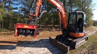 I GOT A MULCHER Prinoth M450e900 Mulcher For Mini Excavator [upl. by Nivets]