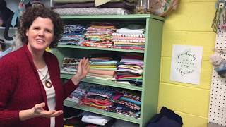 7 Tips to organize Your not so perfect Sewing Room [upl. by Lounge]