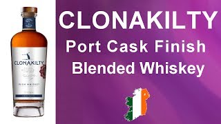 66  Clonakilty Port Cask Irish Whiskey Review von WhiskyJason [upl. by Downs955]