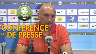 Conférence de presse Grenoble Foot 38  AC Ajaccio  01   201920 [upl. by Deanne554]