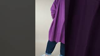 Made in Italy Soren Scuba Longline Cocoon Jacket Magenta onesizefitsall madeinitaly womensfashion [upl. by Maurits]