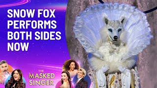 Snow Fox Both Sides Now Performance  Season 5  The Masked Singer Australia  Channel 10 [upl. by Damaris376]