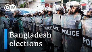 Bangladesh elections come amid concerns over democracy eroding  DW News [upl. by Eenimod]