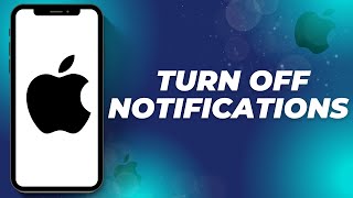 How To Turn Off Notifications On iphone  EASY 2024 [upl. by Patrich]