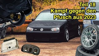 Golf4 18T Projekt Schweller mit Stopfen gerettet Wegfahrsperren amp Co gefixt  ab zu Retrowheels [upl. by Czarra]